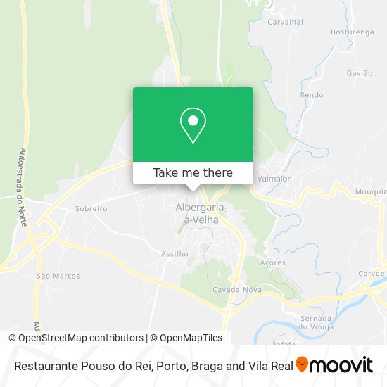 Restaurante Pouso do Rei map