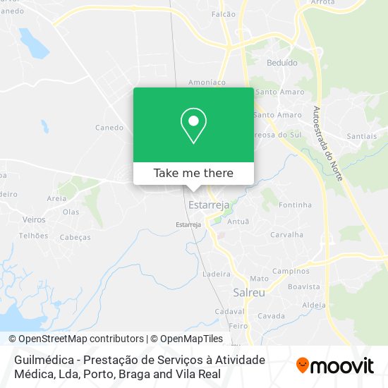 Guilmédica - Prestação de Serviços à Atividade Médica, Lda map