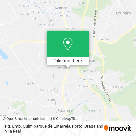Pq. Emp. Quimiparque de Estarreja mapa
