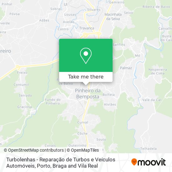 Turbolenhas - Reparação de Turbos e Veículos Automóveis mapa