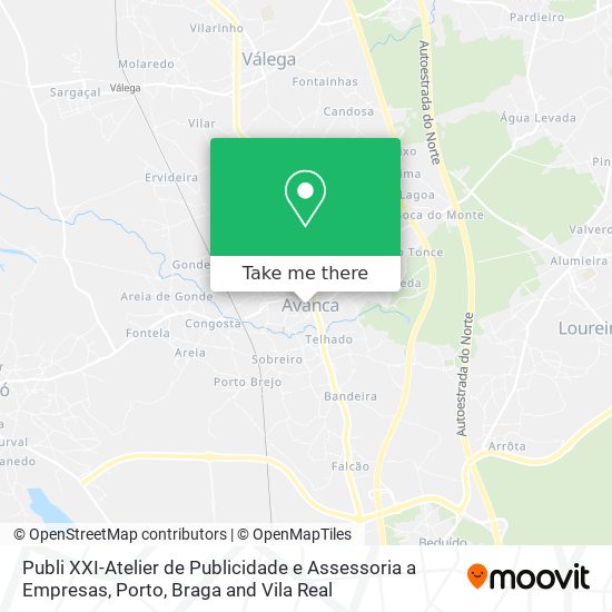 Publi XXI-Atelier de Publicidade e Assessoria a Empresas map