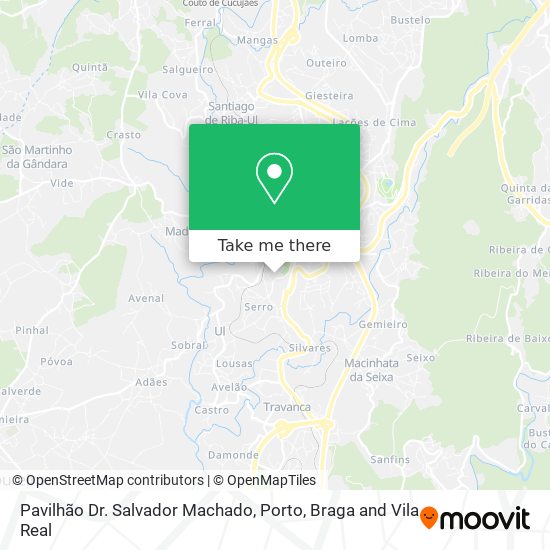 Pavilhão Dr. Salvador Machado map