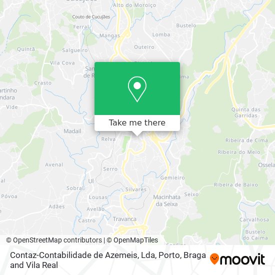 Contaz-Contabilidade de Azemeis, Lda mapa
