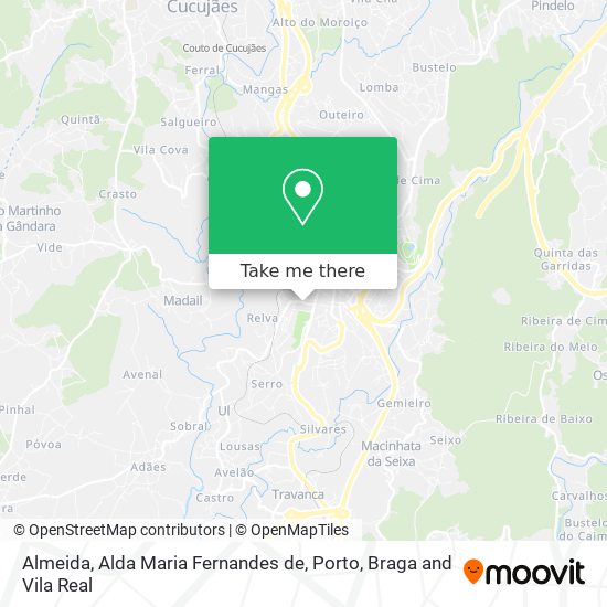 Almeida, Alda Maria Fernandes de map