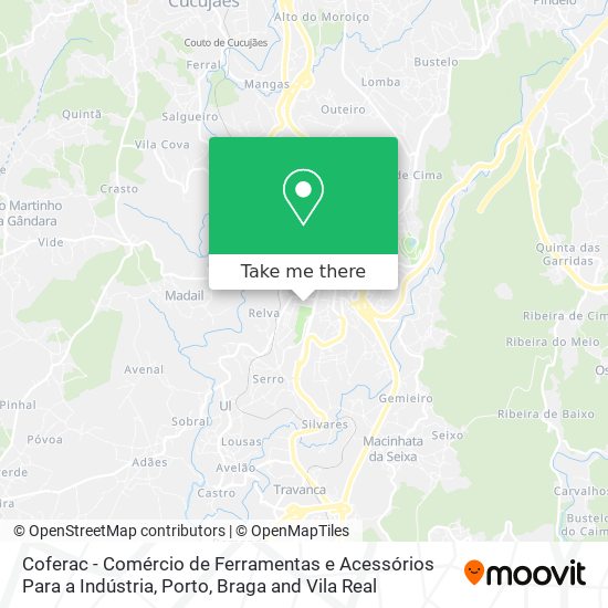 Coferac - Comércio de Ferramentas e Acessórios Para a Indústria map