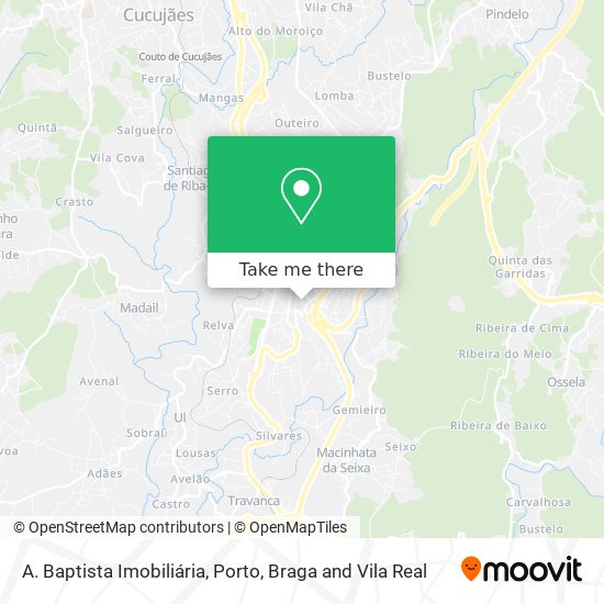 A. Baptista Imobiliária mapa