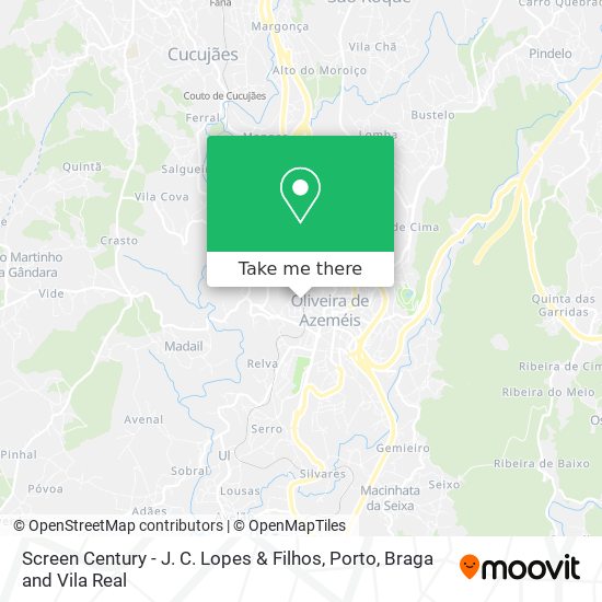 Screen Century - J. C. Lopes & Filhos map