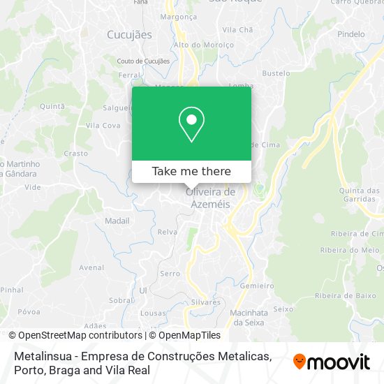 Metalinsua - Empresa de Construções Metalicas map