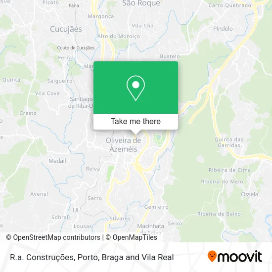 R.a. Construções mapa