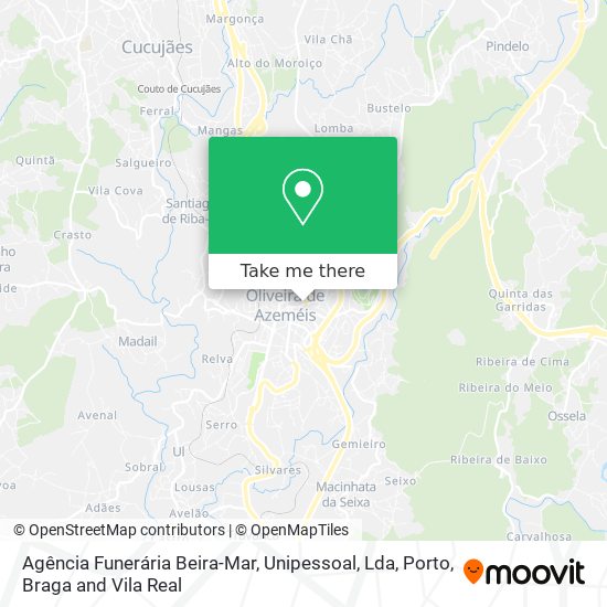 Agência Funerária Beira-Mar, Unipessoal, Lda mapa