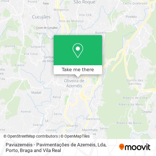 Paviazeméis - Pavimentações de Azeméis, Lda map