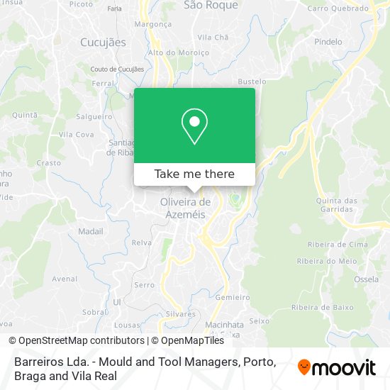 Barreiros Lda. - Mould and Tool Managers map