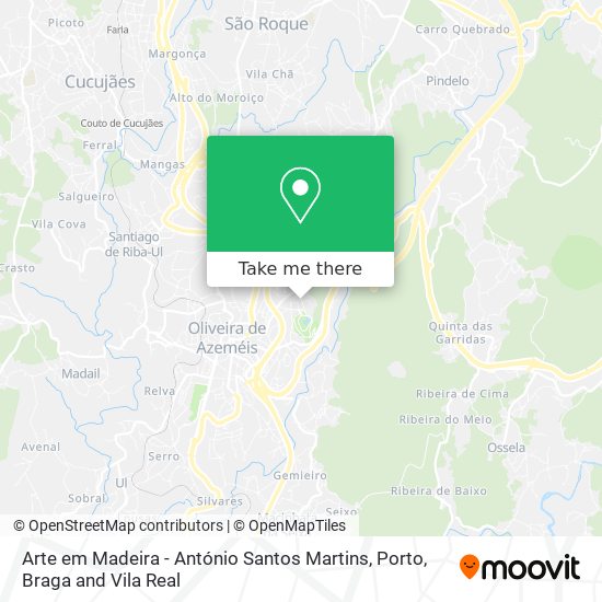 Arte em Madeira - António Santos Martins mapa