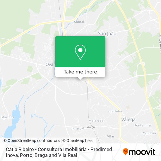 Cátia Ribeiro - Consultora Imobiliária - Predimed Inova map