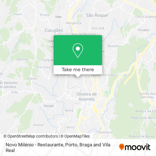 Novo Milénio - Restaurante mapa
