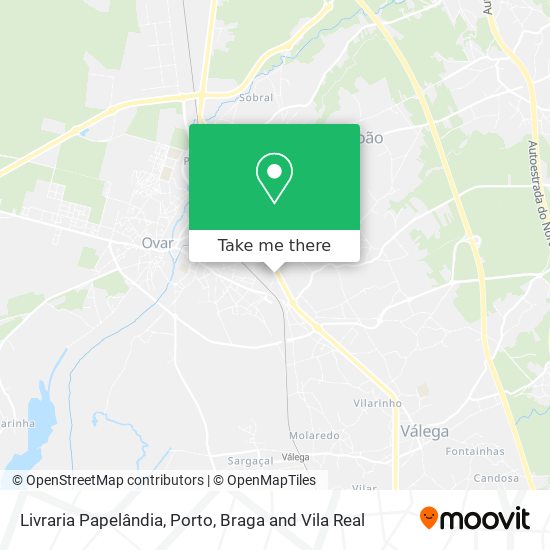 Livraria Papelândia map
