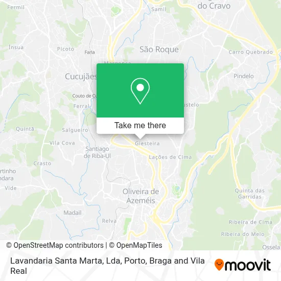 Lavandaria Santa Marta, Lda map