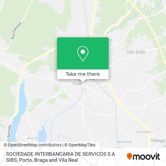 SOCIEDADE INTERBANCARIA DE SERVICOS S A SIBS map