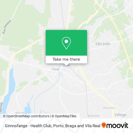 Gimnofange - Health Club mapa