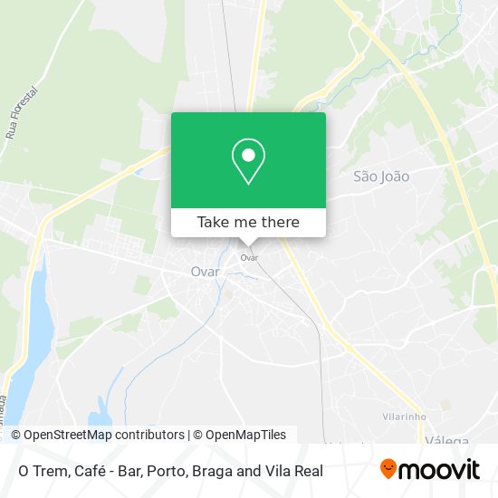 O Trem, Café - Bar map