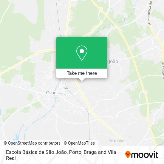 Escola Básica de São João map