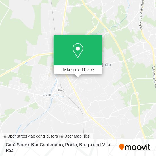 Café Snack-Bar Centenário mapa