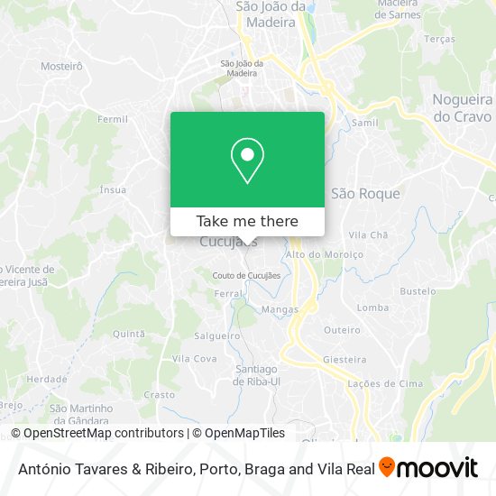 António Tavares & Ribeiro mapa