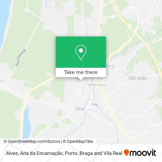 Alves, Ana da Encarnação mapa