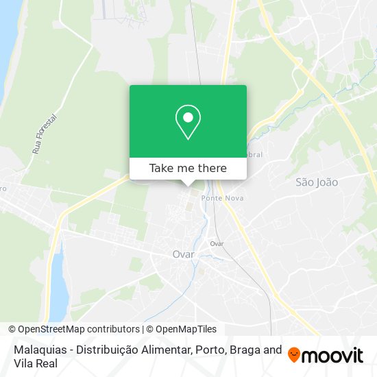 Malaquias - Distribuição Alimentar map