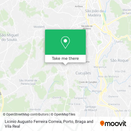 Licinio Augusto Ferreira Correia map