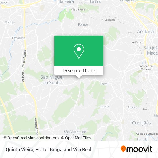 Quinta Vieira mapa