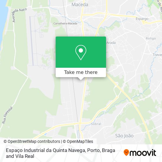 Espaço Industrial da Quinta Navega map