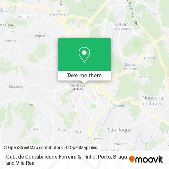 Gab. de Contabilidade Ferreira & Pinho map