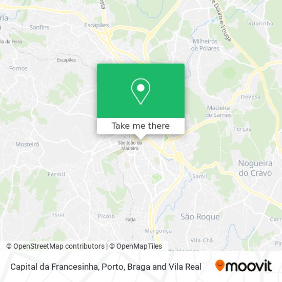 Capital da Francesinha mapa