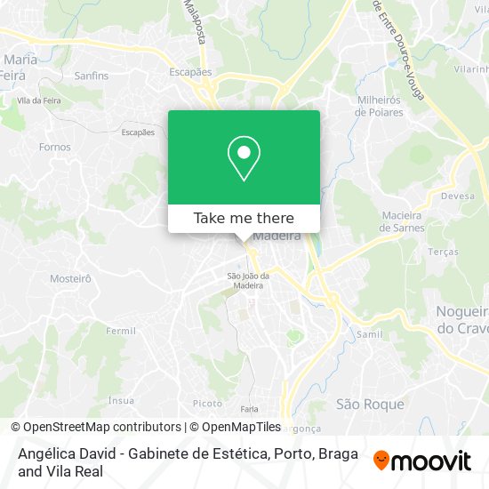 Angélica David - Gabinete de Estética map