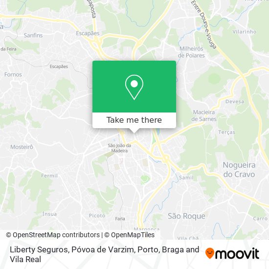 Liberty Seguros, Póvoa de Varzim map