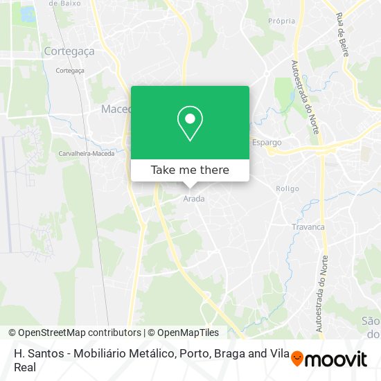 H. Santos - Mobiliário Metálico map