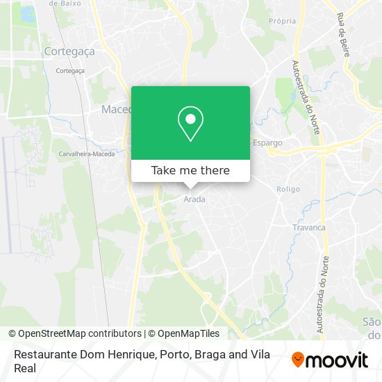 Restaurante Dom Henrique mapa