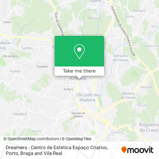 Dreamers - Centro de Estética Espaço Criativo mapa