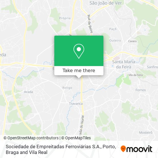 Sociedade de Empreitadas Ferroviárias S.A. map