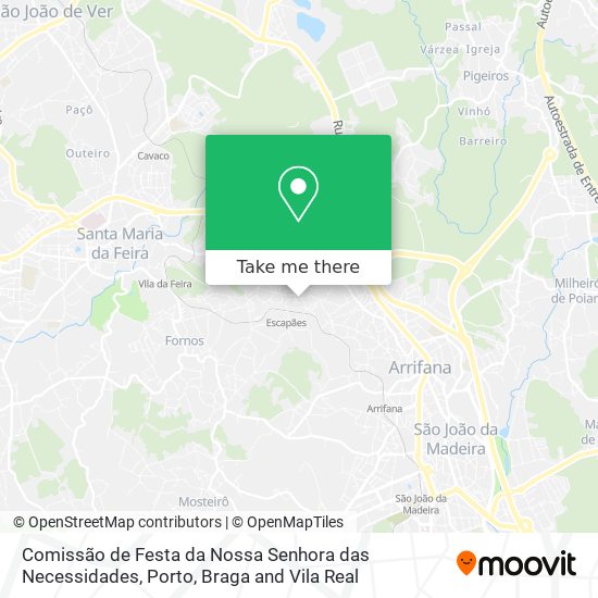Comissão de Festa da Nossa Senhora das Necessidades map