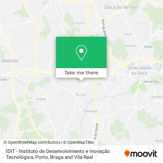 IDIT - Instituto de Desenvolvimento e Inovação Tecnológica map