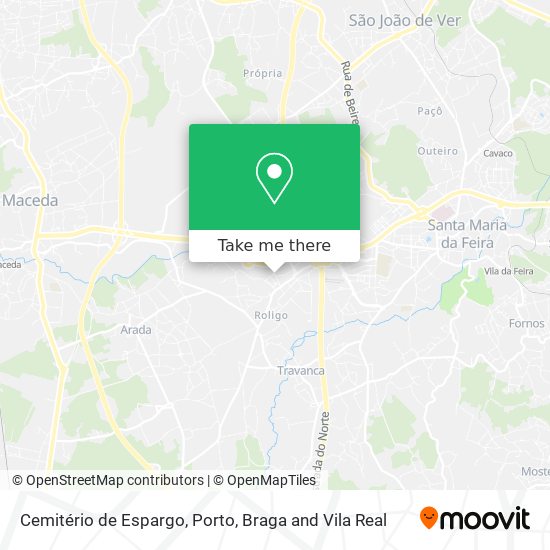 Cemitério de Espargo map