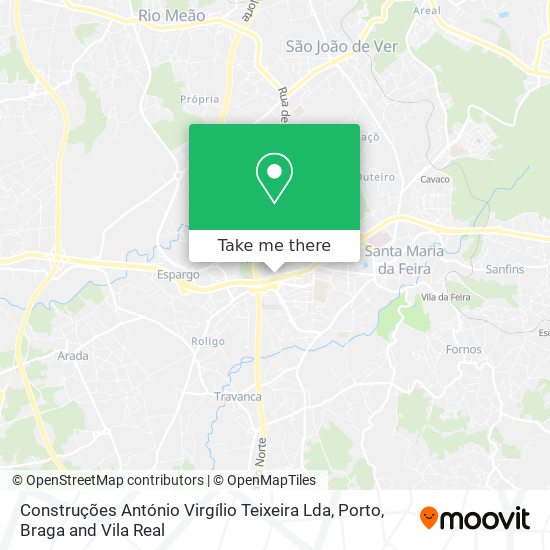 Construções António Virgílio Teixeira Lda map