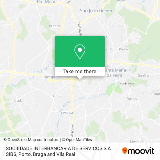 SOCIEDADE INTERBANCARIA DE SERVICOS S A SIBS map