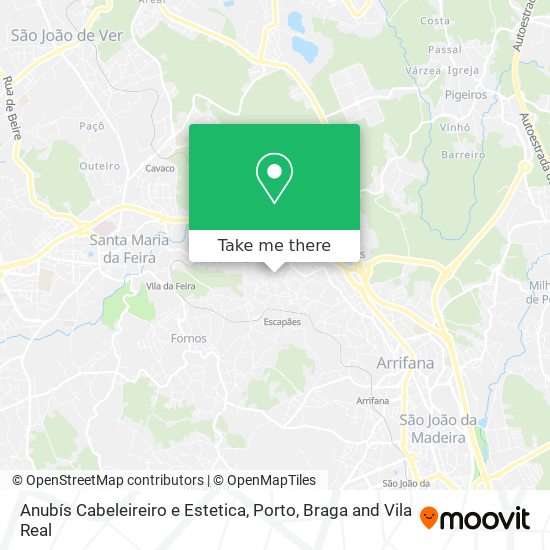 Anubís Cabeleireiro e Estetica map
