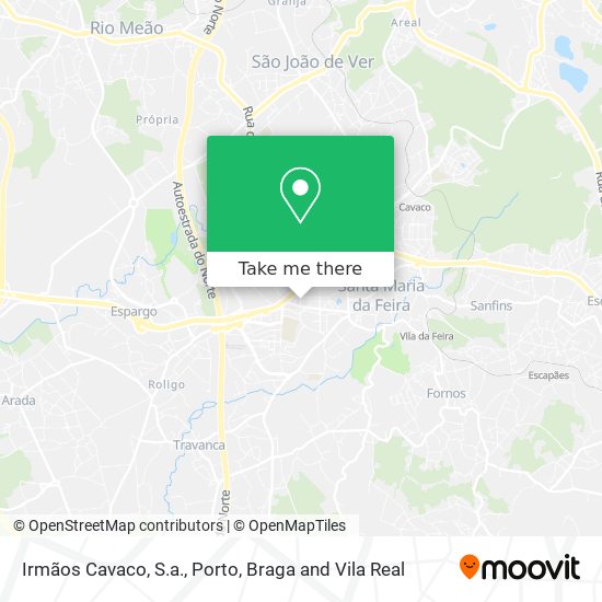 Irmãos Cavaco, S.a. mapa