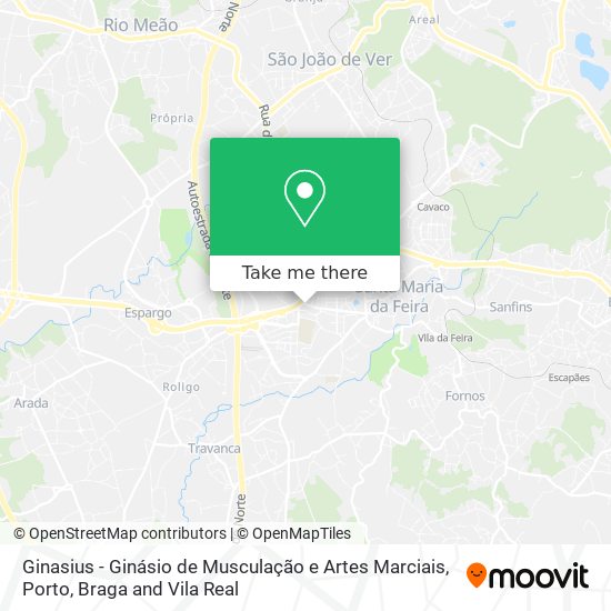 Ginasius - Ginásio de Musculação e Artes Marciais map