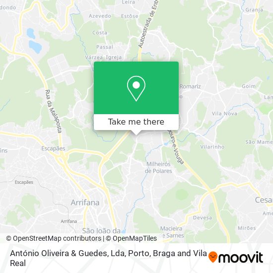 António Oliveira & Guedes, Lda map