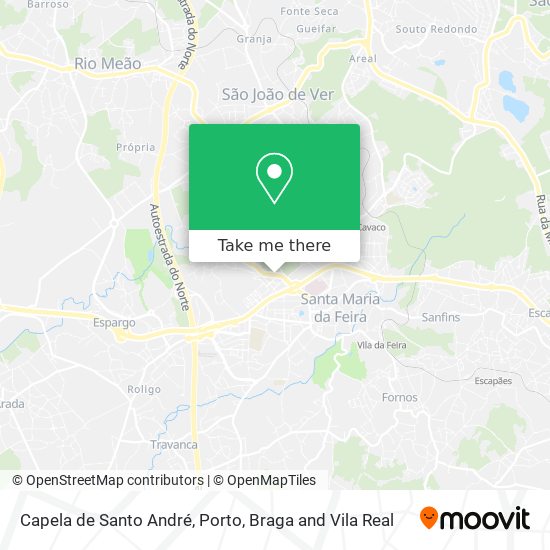 Capela de Santo André map